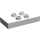 Duplo blanc Tuile 2 x 4 x 0.33 avec 4 Centre Goujons (Épais) (6413)