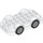 Duplo White Wheelbase with Flywheel 4 x 8 (65567)