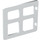 Duplo White Window 4 x 3 with Bars with Different Sized Panes (2206)