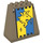 Duplo Yellow and Blue Banner with Yellow Lion and Crown Pattern (60818)