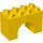Duplo Yellow Arch Brick 2 x 4 x 2 (11198)