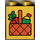 Duplo Jaune Brique 1 x 2 x 2 avec Carrots et Bouteille dans Picnic Basket sans tube à l&#039;intérieur (4066)