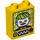 Duplo Yellow Brick 1 x 2 x 2 with Clown TV with Bottom Tube (15847 / 29005)