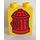 Duplo Yellow Brick 1 x 2 x 2 with Fire Hydrant without Bottom Tube (4066)
