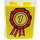 Duplo Keltainen Palikka 1 x 2 x 2 jossa First Place Rosette ilman pohjaputkea (4066)