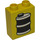 Duplo Yellow Brick 1 x 2 x 2 with Oil Barrel without Bottom Tube (4066)