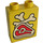 Duplo Yellow Brick 1 x 2 x 2 with Steak and Cross Bones without Bottom Tube (4066 / 82071)