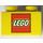 Duplo Keltainen Palikka 2 x 2 jossa Lego logo (3437)