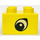 Duplo Giallo Mattoncino 2 x 2 con punto su Occhio (3437 / 45162)