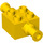 Duplo Yellow Brick 2 x 2 with St. At Sides (40637)
