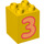 Duplo Yellow Brick 2 x 2 x 2 with 3 (13165 / 31110)