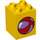 Duplo Yellow Brick 2 x 2 x 2 with Beach Ball (29794 / 31110)