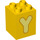 Duplo Yellow Brick 2 x 2 x 2 with Letter &quot;Y&quot; Decoration (31110 / 65977)