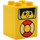 Duplo Yellow Brick 2 x 2 x 2 with Life Preserver and Child in Window (31110)