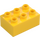 Duplo Giallo Mattoncino 2 x 3 (87084)