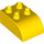 Duplo Yellow Brick 2 x 3 with Curved Top (2302)