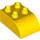 Duplo Yellow Brick 2 x 3 with Curved Top (2302)