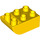 Duplo Yellow Brick 2 x 3 with Inverted Slope Curve (98252)