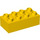 Duplo Yellow Brick 2 x 4 with Brick Wall (3011 / 41180)