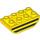 Duplo Yellow Brick 2 x 4 with Curved Bottom with Black Lines (98224 / 101581)