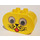 Duplo Yellow Brick 2 x 4 x 2 with Rounded Ends, Rattle Eyes and Animal Face (2071)