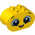 Duplo Yellow Brick 2 x 4 x 2 with Rounded Ends with Smiley blue eyes face (6448 / 37373)