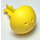 Duplo Yellow Canon Ball with 4 Holes in Top (54043)