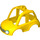 Duplo Yellow Car Top with White Headlights (37074)