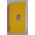 Duplo Yellow Door 1 x 4 x 5 with Porthole and Vertical Grooves