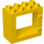 Duplo Gelb Tür Rahmen 2 x 4 x 3 mit flachem Rand (61649)