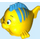 Duplo Yellow Fish (Flounder)