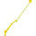 Duplo Gul Fishing Rod med Röd Fishing Line (23146)