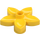 Duplo Yellow Flower with 5 Angular Petals (6510 / 52639)