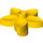 Duplo Jaune Fleur avec 5 Angular Pétales (6510 / 52639)