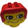 Duplo Yellow Head with Red Hair and Freckles