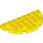 Duplo Yellow Plate 8 x 4 Semicircle (29304)
