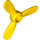 Duplo Gul Propeller med 3 Blad (15211)