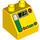 Duplo Yellow Slope 2 x 2 x 1.5 (45°) with Octan Logo, Gas Gauge, and &#039;2.35&#039; (6474 / 63017)