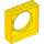 Duplo Gelb Mauer 2 x 6 x 5 mit Loch (31191)