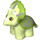 Duplo Geelachtig groen Triceratops Baby met Grijs en Green (78307)