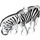 Duplo Zebra con Con nervature Mane (54531)