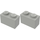 LEGO 1x2 Light Grey Bricks Set 3725