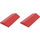 LEGO 2 x 4 Ridge Roof Tiles, Low Sloped Red Set B005