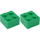 LEGO 2x2 Dark Green Bricks Set 3456