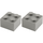 LEGO 2x2 Light Grey Bricks Set 3454