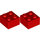 LEGO 2x2 Rood Bricks 3457