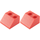 LEGO 2x2 Roof Tiles Steep Sloped Red Set 3496
