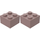 LEGO 2x2 Sand Rood Bricks 10004