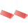 LEGO 2x4 Ridge Roof Tiles Steep Sloped Red 3445