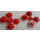 LEGO 4 Blume Heads auf Sprue (3742 / 56750)